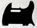 3 Ply Guitar Pickguard Fits Telecaster Standard 8 Hole - BLACK