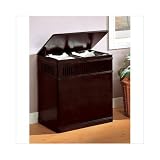 Laundry Hamper in Cappuccino wood