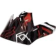 Fox Racing Prints Visor Men's V3 Motocross Motorcycle Helmet Accessories - Red/Black