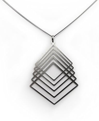 Geometric Chandelier - Modern Stainless Necklace