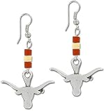 Sporting Goods : Texas Longhorns Wood Bead Earrings