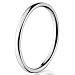 New 2mm Titanium Ring w/ Comfort Fit Band 100′s of Sizes & Styles Available