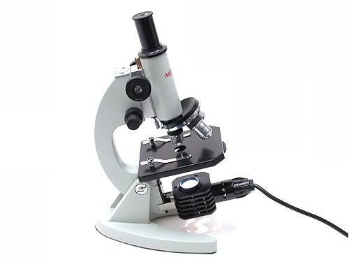 NECTARIS 1600x Monokular Labor Mikroskop XSP-03 Plus mit elektrischer Beleuchtung