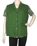 Womens Pocket Vest in Treemont by Nikki