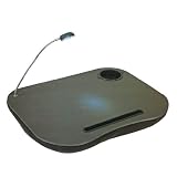Laptop Station Tisch mit Getr�nkehalter und LED Beleuchtung Portable Notebook Desk "As Seen on TV"von "Oramics Hightech"