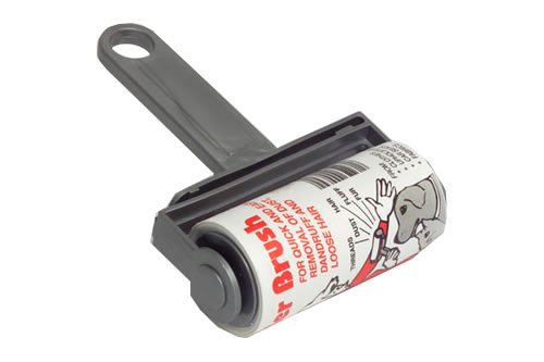 Pack of 2 Silver Trident Sticky Roller Brushes 10metres long roll of sticky paper with adhesive surface which can be torn off & thrown away once used. Designed for removing lint, dust & animal hair from clothes & upholstery