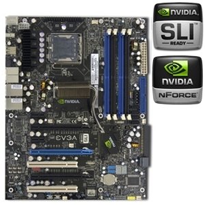 EVGA nForce 680i SE SLI Recertified Motherboard - NVIDIA, Socket 775, ATX, Audio, PCI Express, SLI, Dual Gigabit LAN, S/PDIF, USB 2.0 & Firewire, Serial ATA, RAID