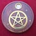 Ash Catcher/Cone Holder in Wood with Brass Pentragram Symbol - from Spiritual Gifts.  Usually dispatched within 2 working days.