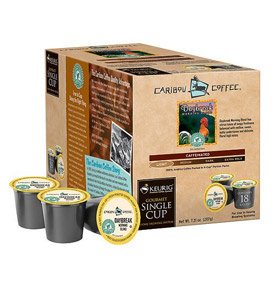 Caribou Daybreak Morning Blend Coffee For Keurig K-Cup Brewers 18 Count