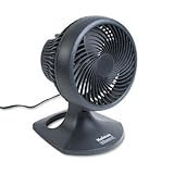 Blizzard 8' Three-Speed Oscillating Table/Wall Fan, Charcoal