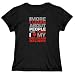 T-Shirt Woman Black  The More I Learn About People The More I Love My Belgian Malinois  Dog