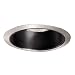 Halo 310SN 6-Inch Black Coilex Baffle with Satin Nickel Trim