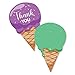 Sweet Shoppe - Shaped Thank You Cards - Candy and Bakery Birthday Party or Baby Shower Thank You Note Cards with Envelopes - Set of 12