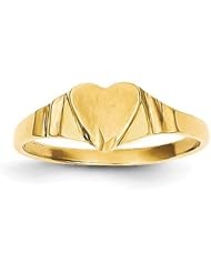 14k Childrens Signet Ring