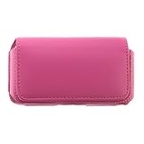 GTMax Pink Universal Horizontal Slim Leather Pouch Case with Belt Clip for  ....