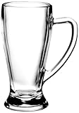 Bormioli Rocco Amadeus 17-Ounce Harmonia Beer Mug, Set of 4