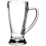 Bormioli Rocco Amadeus 17-Ounce Harmonia Beer Mug, Set of 4 by Bormioli Rocco
