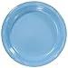 Hanna K. Signature Collection 50 Count Plastic Plate, 10-Inch, Light Blue