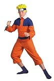 Shonen Jump Naruto Costume with Hair Piece Size Teewn 38-40