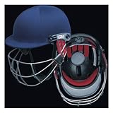 GUNN & MOORE Purist Cricket Helmet (Navy), SENIOR LARGE