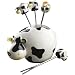 Boska Holland Cow Party Pick Set, White/Black