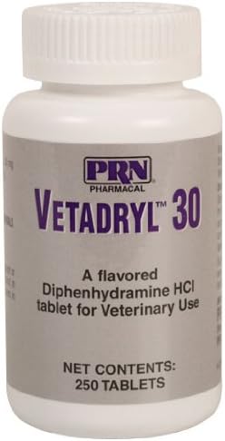 PRN Vetadryl Tablets, 30mg  250 Tablets