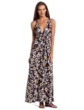 Only Hearts Women's Pressed Flowers Crossed Back Long Dress