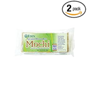 Eden Sprouted Brown Rice Mochi, 10.5-Ounce Packages (Pack of 2)