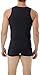 Underworks Mens Microfiber Compression Tank, 2X, Black