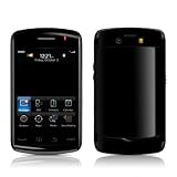 Solid State Black Design Protective Skin Decal Sticker for BlackBerry Storm 2 Cell Phone