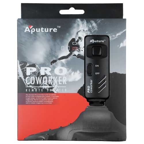 Aputure Pro Coworker Wireless Remote Trigger, RF Radio Shutter Cable Release for Canon 10D, 20D, 30D, 40D, 50D, 5D, 5D Mark II, 7D, 1D, 1Ds Mark II, III, IV, Replacing Canon RS-80N3