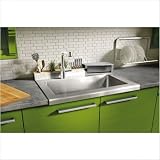 Julien Classic Kitchen sink Worktop single bowl Stainless steel 16 gauge, 31"x17.5"x10"- 4091