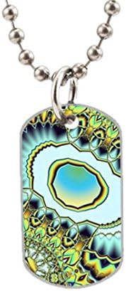 Moss Agate,Jacinth,Anamethyst design custom Big Size Oval Dog Tag，Silver animal tags，useful as key chain, luggage tag.