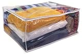 Clear Zippered Blanket Storage Bag