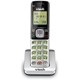 VTech CS6709 Accessory Handset with Caller ID/Call Waiting for Vtech CS6719, CS6729, CS6759, CS6829 or CS6859, Silver/Black