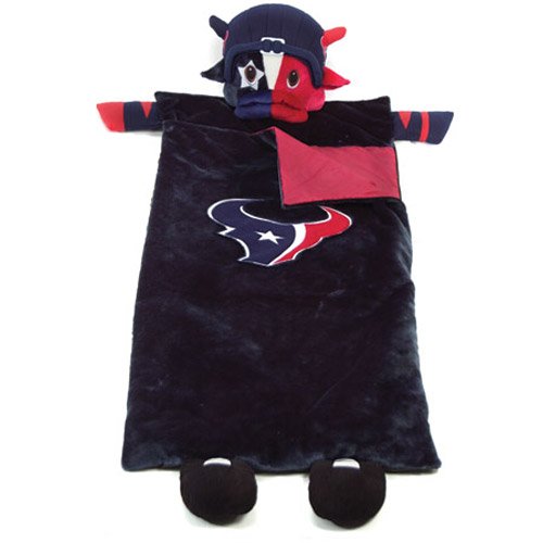 SC Sports Houston Texans Plush Mascot Sleeping Bag