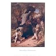 March Of Silenus Art Print Poster By William Holbrook Beard, 24" x 35", with White Metal Frame