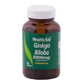 HealthAid Ginkgo Biloba Extract (GB 5000) - 30 Capsules