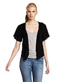 Kenneth Cole W Apparel Womens Drape Shrug,Rich Black,Small