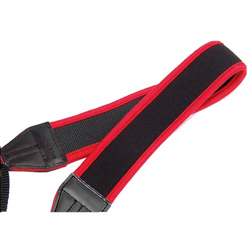 JJC High Quality Black/Red Neoprene Anti-Slip 