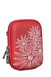 Riva 7023 (PU) Digital Camera Lady Case red (flowers)