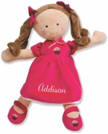 Personalized Little Princess Cupcake Doll - 14 Inch - Brunette