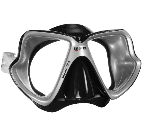 Mares X Vision Liquidskin Scuba Mask-Silver/Black-ONE On Sale
