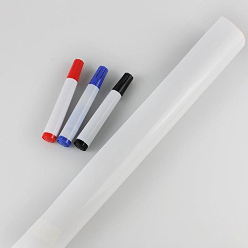 Fancyfix Large Dry Erase Board SelfAdhesive WhiteBoard Wall Sticker Wallpaper Peel and Stick