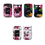 EMPIRE 3 Pack of Design Snap-On Cover Cases (Heart Flowers, Paint Splatter, ....