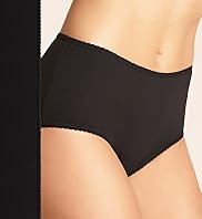 5 Pack Cotton Rich Plain Midi Knickers
