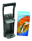 from Ashley 12oz Heavy Duty Can Crusher With Integrated Bottle Opener, Simple And Safe, Wall Mountable Model Blackspur