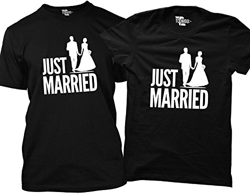 Just Married - Wedding Marriage Matching Couple T-shirts