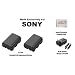 2 Pack Extended Life Replacement Battery Pack For The Sony NP-FM55H 1800MAH! For Sony Alpha DSLR-A500 DSLR-A550 DSLR-A100 DSLR-A200 DSLR-A300 DSLR-A350 DSLR-A700 DSLR-A900 Cyber-Shot Mavica + 110/220V 1 Hour Home & Car Charger + SSE Cleaning Cloth