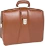 McKleinUSA Harrison 83384 V Series 17-Inch Partners Full Grain Oil Tanned Leather Laptop Brief (Brown)